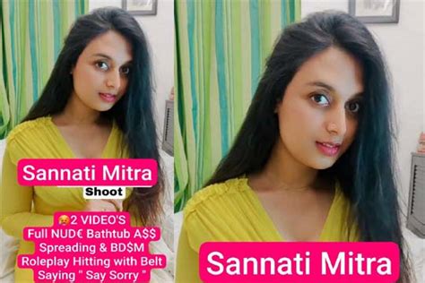 sannati mitra nudes|Sannati Mitra nude ass spreading & BDSM roleplay